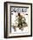 "Signpainter" Saturday Evening Post Cover, February 9,1935-Norman Rockwell-Framed Giclee Print