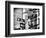 Signpost, Fashion Ave, Manhattan, New York City, United States, Black and White Photography-Philippe Hugonnard-Framed Photographic Print