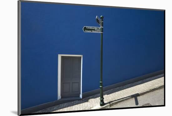 Signpost to the Titanic Memorial, Cobh, County Cork, Ireland-null-Mounted Photographic Print