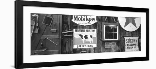 Signs, Chester, Vermont, USA-Walter Bibikow-Framed Photographic Print