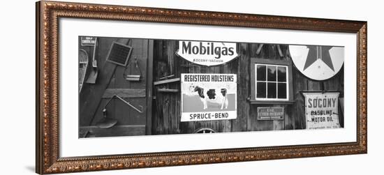 Signs, Chester, Vermont, USA-Walter Bibikow-Framed Photographic Print