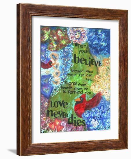 Signs From Heaven-Cherie Burbach-Framed Art Print