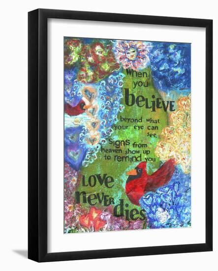 Signs From Heaven-Cherie Burbach-Framed Art Print