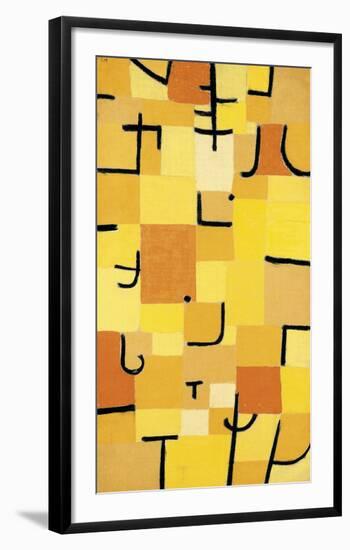 Signs in Yellow-Paul Klee-Framed Premium Giclee Print