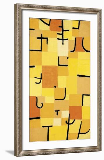 Signs in Yellow-Paul Klee-Framed Premium Giclee Print