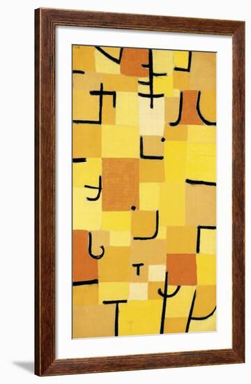 Signs in Yellow-Paul Klee-Framed Premium Giclee Print