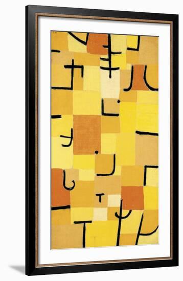 Signs in Yellow-Paul Klee-Framed Premium Giclee Print