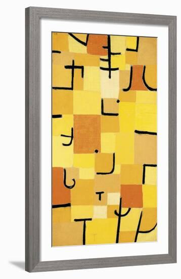 Signs in Yellow-Paul Klee-Framed Premium Giclee Print