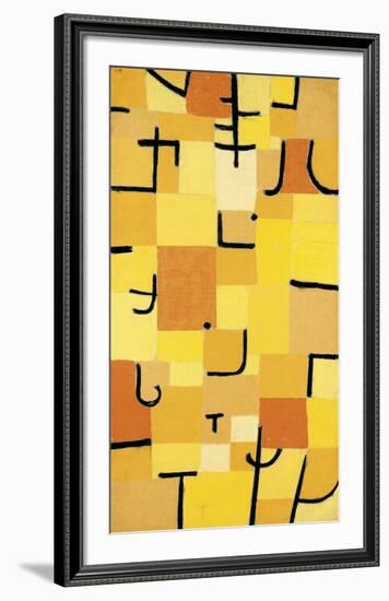Signs in Yellow-Paul Klee-Framed Premium Giclee Print