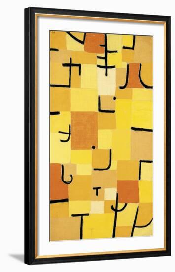 Signs in Yellow-Paul Klee-Framed Premium Giclee Print