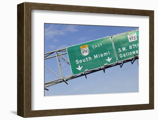 Signs, South Miami, Florida Keys, Florida, Usa-Axel Schmies-Framed Photographic Print