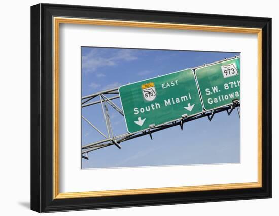 Signs, South Miami, Florida Keys, Florida, Usa-Axel Schmies-Framed Photographic Print