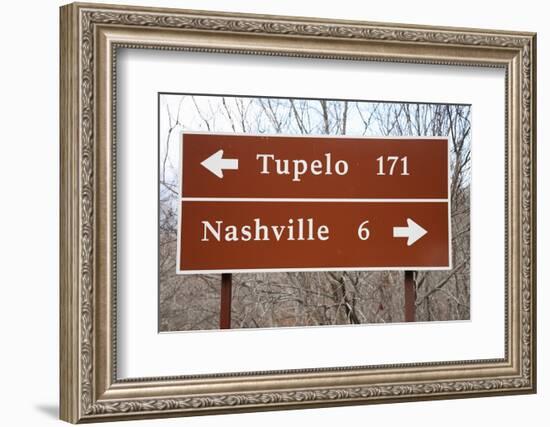 Signs to Tupelo and Nashville-Joseph Sohm-Framed Photographic Print