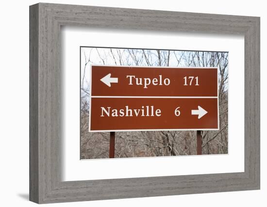 Signs to Tupelo and Nashville-Joseph Sohm-Framed Photographic Print