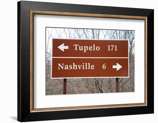 Signs to Tupelo and Nashville-Joseph Sohm-Framed Photographic Print