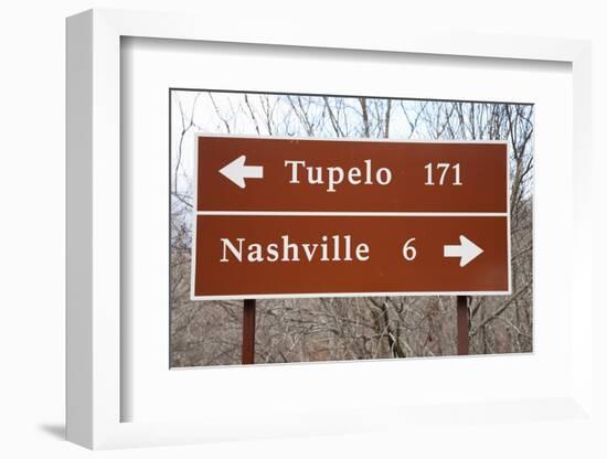 Signs to Tupelo and Nashville-Joseph Sohm-Framed Photographic Print