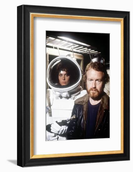 Sigourney Weaver; Ridley Scott. "Alien" [1979], Directed by Ridley Scott.-null-Framed Photographic Print