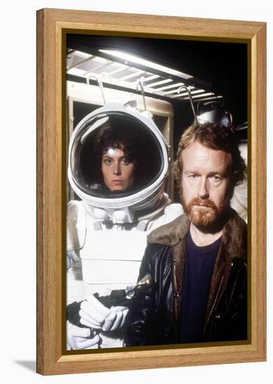 Sigourney Weaver; Ridley Scott. "Alien" [1979], Directed by Ridley Scott.-null-Framed Premier Image Canvas