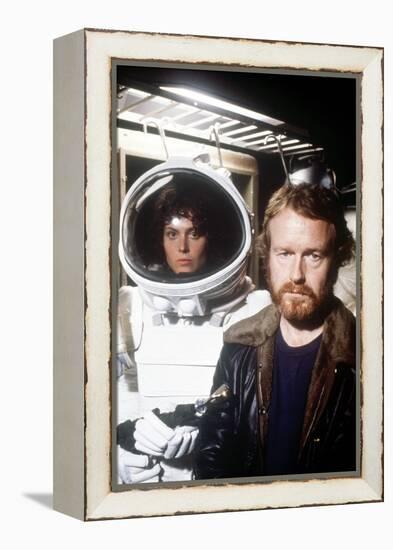 Sigourney Weaver; Ridley Scott. "Alien" [1979], Directed by Ridley Scott.-null-Framed Premier Image Canvas