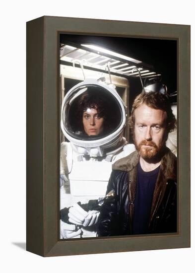 Sigourney Weaver; Ridley Scott. "Alien" [1979], Directed by Ridley Scott.-null-Framed Premier Image Canvas