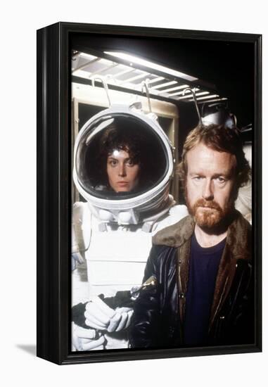 Sigourney Weaver; Ridley Scott. "Alien" [1979], Directed by Ridley Scott.-null-Framed Premier Image Canvas