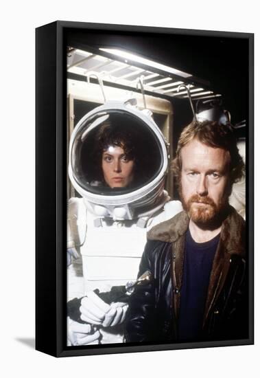 Sigourney Weaver; Ridley Scott. "Alien" [1979], Directed by Ridley Scott.-null-Framed Premier Image Canvas