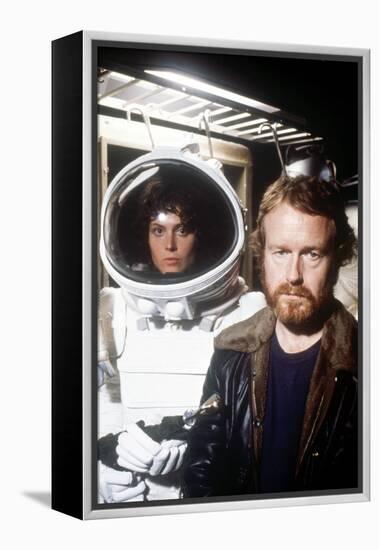 Sigourney Weaver; Ridley Scott. "Alien" [1979], Directed by Ridley Scott.-null-Framed Premier Image Canvas