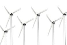 Wind Turbines, Artwork-Sigrid Gombert-Laminated Photographic Print