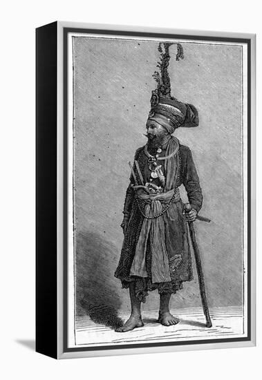 Sikh Chief, 1886-null-Framed Premier Image Canvas