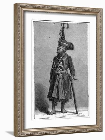 Sikh Chief, 1886-null-Framed Giclee Print