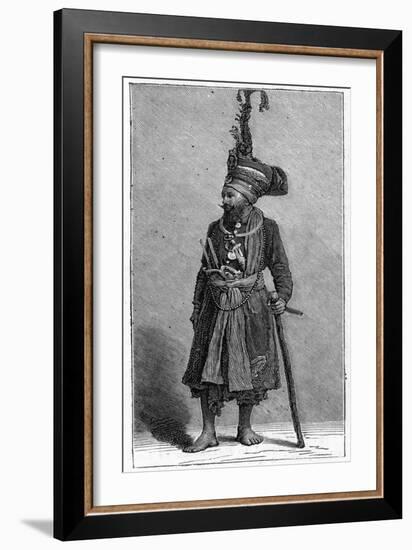 Sikh Chief, 1886-null-Framed Giclee Print