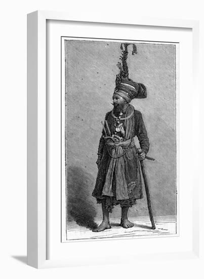 Sikh Chief, 1886-null-Framed Giclee Print