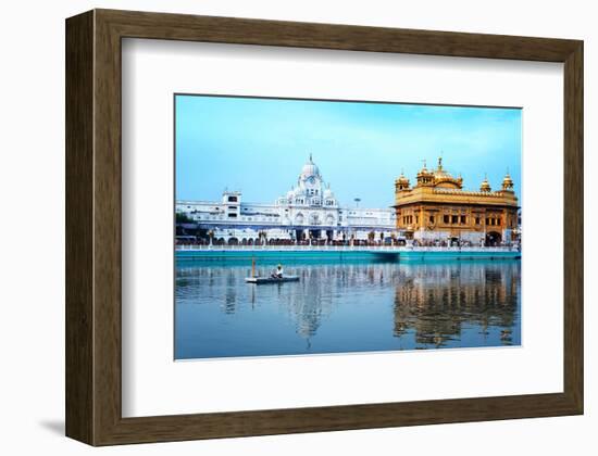 Sikh Golden Palace In India-null-Framed Premium Giclee Print