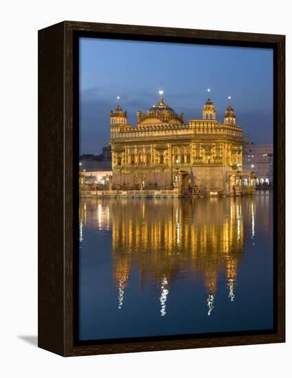 Sikh Golden Temple of Amritsar, Punjab, India-Michele Falzone-Framed Premier Image Canvas