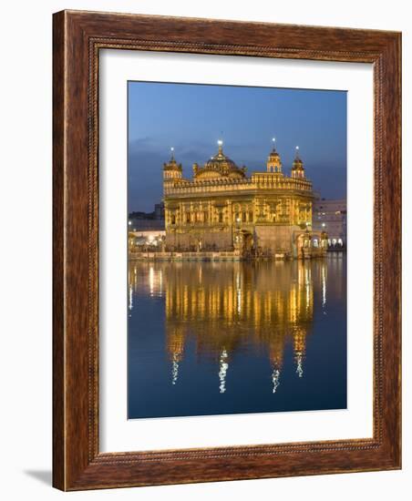 Sikh Golden Temple of Amritsar, Punjab, India-Michele Falzone-Framed Photographic Print