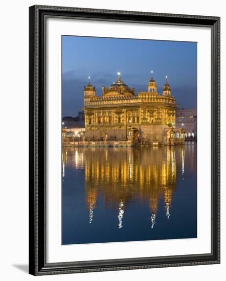 Sikh Golden Temple of Amritsar, Punjab, India-Michele Falzone-Framed Photographic Print