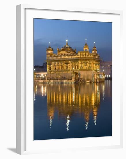 Sikh Golden Temple of Amritsar, Punjab, India-Michele Falzone-Framed Photographic Print