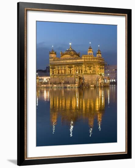 Sikh Golden Temple of Amritsar, Punjab, India-Michele Falzone-Framed Photographic Print