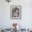 Sikh Pilgrim with Orange Turban, White Dress and Dagger, Reading Prayer Book, Amritsar-Eitan Simanor-Framed Photographic Print displayed on a wall