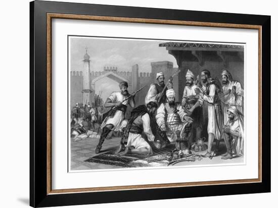 Sikh Troops Dividing the Spoils Taken from Mutineers , 1857-null-Framed Giclee Print