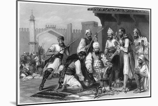 Sikh Troops Dividing the Spoils Taken from Mutineers , 1857-null-Mounted Giclee Print