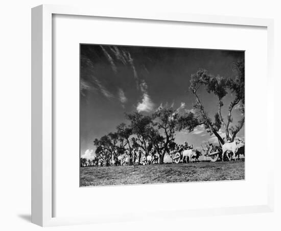 Sikhs Migrating to Hindu Section of Punjab After the Partitioning of India-Margaret Bourke-White-Framed Premium Photographic Print