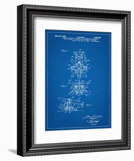 Sikorsky Helicopter Patent-null-Framed Premium Giclee Print