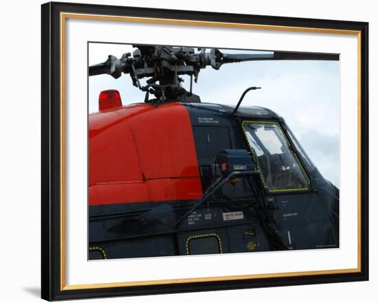 Sikorsky HSS-1 Seabat Helicopter of the Belgian Air Force-Stocktrek Images-Framed Photographic Print