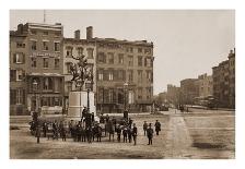 14th Street with Union Square and Washington Monument, about 1855-Silas A^ Holmes-Art Print