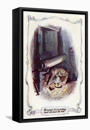 Silas Marner by George Eliot-Charles Edmund Brock-Framed Premier Image Canvas