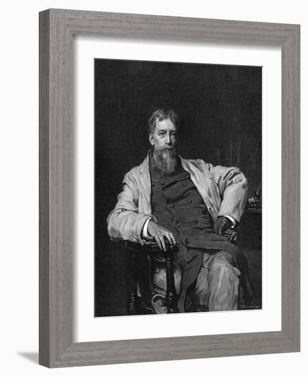 Silas Weir Mitchell-Frank Holl-Framed Art Print