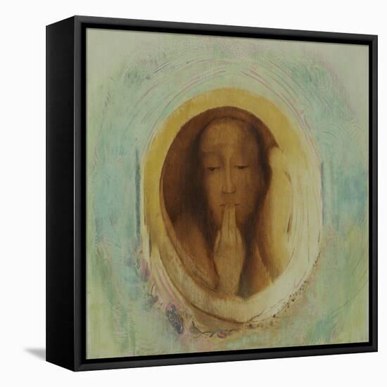 Silence, C.1911-Odilon Redon-Framed Premier Image Canvas