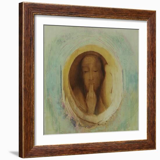 Silence, C.1911-Odilon Redon-Framed Giclee Print