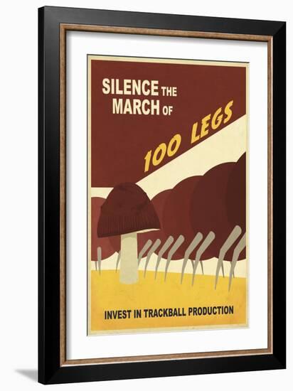 Silence the March-Steve Thomas-Framed Giclee Print